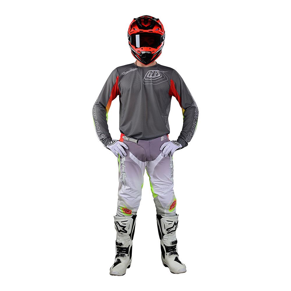 Troy Lee Designs 2024 Motocross Combo Kit SE Pro Air Richter Silver Fire